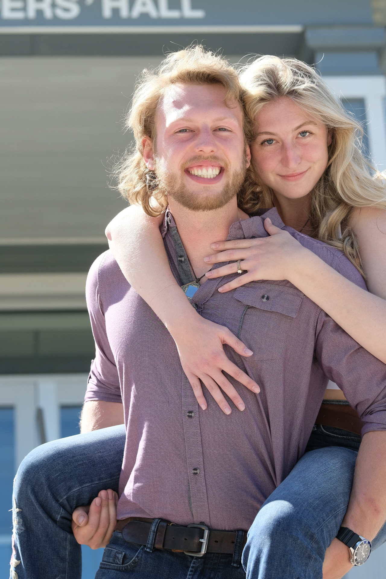Dustin Rupertus with his wife Gabrielle